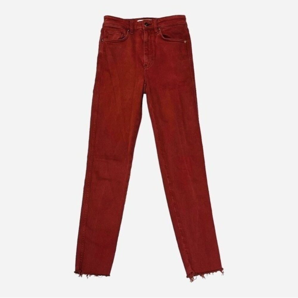 We The Free Red “Mocca” Skinny Jeans Size 27‎